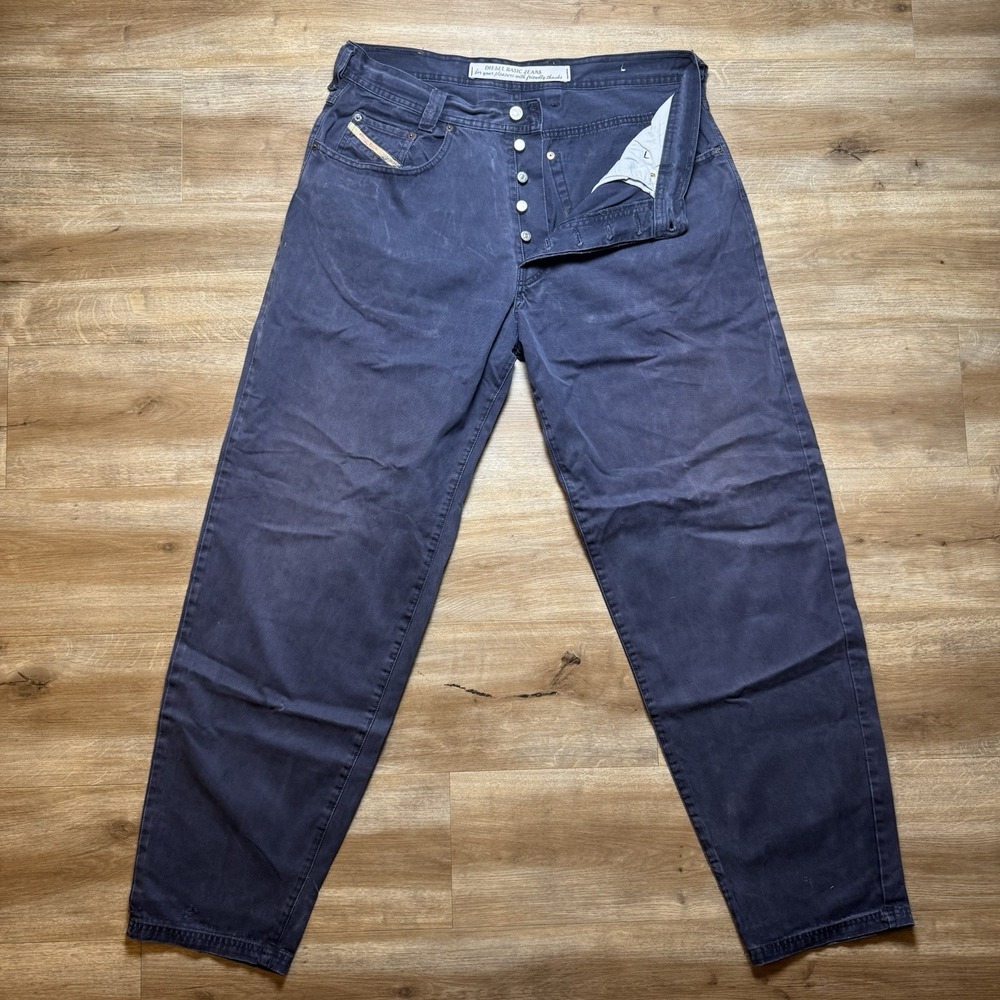 Diesel Men's Relaxed Jeans in Dark Blue - Picture 2 of 15